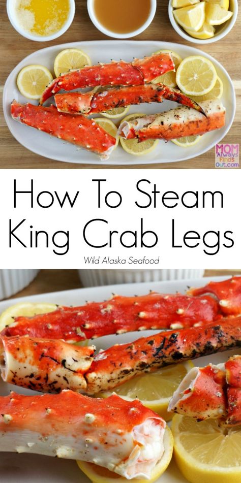 How To Steam Wild Alaska King Crab Legs (Easy!) King Crab Legs Recipe, Steamed Crab Legs, Cooking Crab Legs, Cooking Crab, Crab Legs Recipe, Seafood Bar, Meal Ready To Eat, Convection Microwave, King Crab Legs