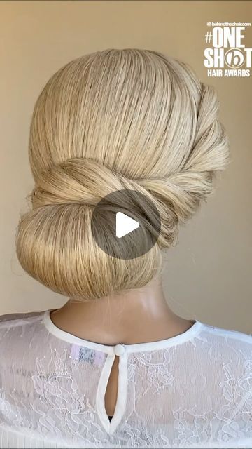 Calon Bridal Hair on Instagram: "Chignon with a twist side detail.   Products used  @kykhaircare @patrickcameronhair   @oneshothairawards @behindthechair_com   #btconeshot2024_stylingvideo #btconeshot2024_specialeventstyling #chignon #weddinghairstyles #sleekupdo #ukhairstylist" Classic Chignon, Bun Easy, Wedding Sides, Chignon Hair, Mother Of The Bride Hair, Bridesmaid Hairstyles Half Up Half Down, Sleek Updo, Bride Hair, Bridesmaid Hair Updo