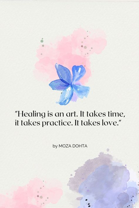 Healing therapy is a blend of time, practice, and boundless love. You need to immerse yourself in an oasis of holistic well-being, nurturing not just your body, but your soul. Let the journey of healing beckon you with open arms, because ‘Healing is an art. It takes time, it takes practice. It takes love.’ 💖 #HealingJourney #CitaaraaWellness #HolisticHealing” My Healing Journey Quotes, Holistic Quotes, Signs Of Healing, Holistic Healing Quotes, Healing Takes Time, Wild Violets, Pawprint Tattoo, Healing Therapy, Positive Vibes Only