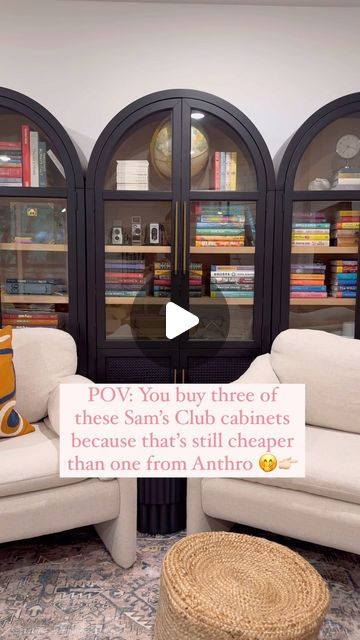 Whoa, wait. Walmart? | Bethany Halford + Amanda Jerkins on Instagram: "ATTN: the Member’s Mark Enzo bookcase has been spotted in NWA and Nashville! 🥳 $599! It looks like there are some online too. 🤞🏻 Comment “Link” and we’ll DM it to you. 😚 #samsclubscore #samsclub #anthro #home #homedecor #booklover #bookcase #shelfie #affordablestyle" Enzo Bookcase, Anthro Home, Sams Club, Affordable Fashion, Nashville, Bookcase, Dream House, Home Decor, Instagram