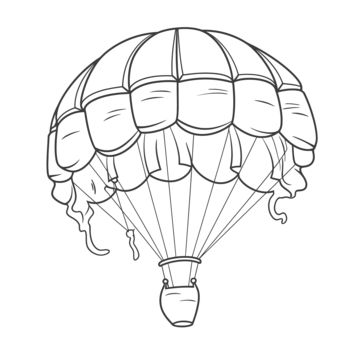 Parachute Drawing, Ring Drawing, Wing Drawing, Spiderman Coloring, Drawing Png, Drawing Template, Drawing Color, Color Drawing, Cars Coloring Pages