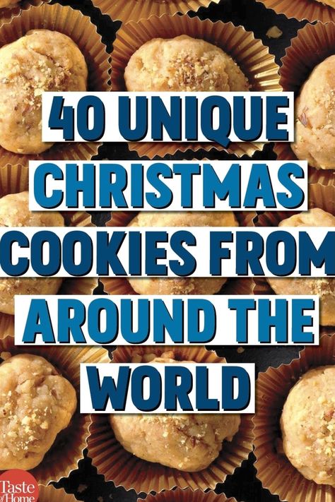 40 Unique Christmas Cookies from Around the World #xmasideas #xmasdesign #xmasdecor Cookies From Around The World, Unique Christmas Cookies, Christmas Cookie Recipes Holiday, Traditional Christmas Cookies, Kids Hairstyle, Recipes From Around The World, Unique Cookies, Best Christmas Cookies, Holiday Cookie Recipes