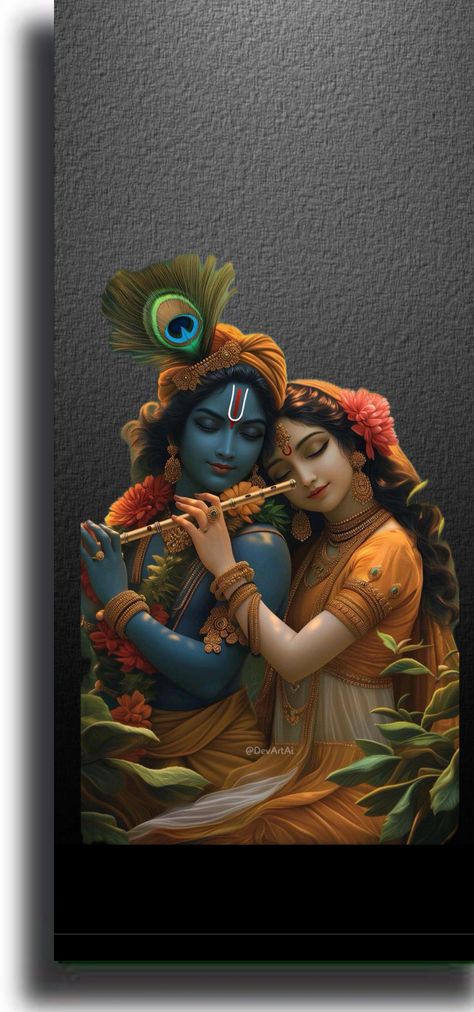 Radha Krishna Wallpaper Aesthetics, Radha Rani Photo, Radha Krishna Wall Painting, Radha Rani Wallpaper, Radhakrishna Wallpaper, Painting God, Krishna Shiva, राधा कृष्ण, Unique Iphone Wallpaper