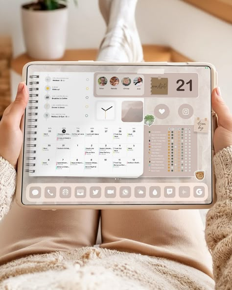 Gettin cozy cozy 🤎 50% off this Theme in bio! #ipadplanner #ipad #iPadThemes #iPadWallpapers #iPadCustomization #AppleThemes #TabletDesign #DigitalDesign #TechStyling #HomeScreenSetup #CustomWallpapers #iPadArt #TechAesthetics #digitalplanning #digitalcalendar Beige Iphone Icons, Ipad Theme Ideas Aesthetic, Aesthetic Ipad Theme, Iphone Icons Aesthetic, Laptop Hacks, Note Aesthetic, Beige Theme, Ipad Organizer, Aesthetic Ipad