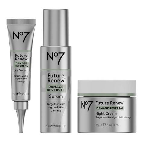 How Good Is No7’s New Future Renew Skincare Range? We Found Out+#refinery29 No 7 Products Anti Aging, No 7 Products, Luxury Future, No7 Makeup, No7 Skincare, Night Face Cream, Skincare Kit, Basic Makeup, Skin Dryness