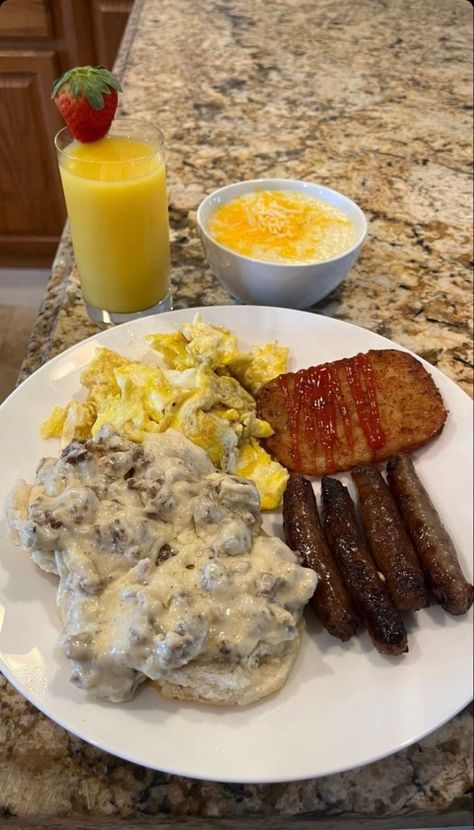 Black People Breakfast, Breakfast Black People, Breakfast Plates Black People, Breakfast Ideas Black People, Black People Meals, Breakfast Plates, Party Food Buffet, Soul Food Dinner, Fire Food