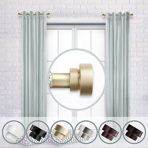 Rod Desyne (Set Of 2) Basic Side 1 IN Adjustable Curtain Rod - JCPenney Short Curtain Rods, Small Curtain Rods, Hanging Curtain Rods, Short Curtain, Slider Door, Plastic Curtains, Woven Wood Shades, Clean Decor, Double Rod Curtains