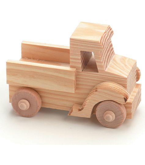 Truck Crafts, Wooden Toys Diy, Wooden Toys Design, Wooden Toy Trucks, Wooden Toy Cars, Wood Toys Plans, Making Wooden Toys, Wooden Truck, Wooden Toys Plans