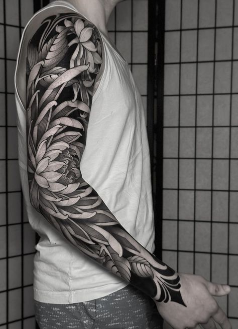 Arm Sleeve Tattoo, Arm Sleeve Tattoos For Women, Christian Sleeve Tattoo, Full Sleeve Tattoo Design, Men Tattoos Arm Sleeve, Full Arm Tattoos, Tattoo Inspiration Men, Back Of Shoulder Tattoo, Small Arm Tattoos