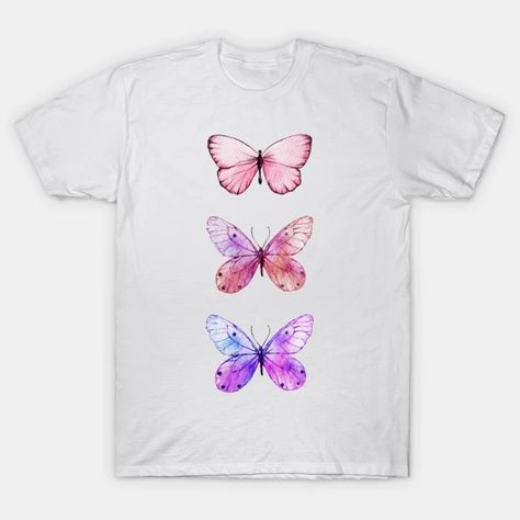 3 colorful butterflies - Butterfly Design - T-Shirt | TeePublic Colorful Butterflies, Butterfly Design, Butterflies, V Neck T Shirt, Graphic T Shirt, Tshirt Designs, The Selection, V Neck, For Men