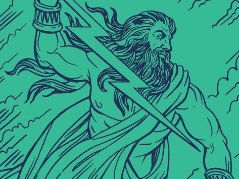 Zeus Background, Zeus Graphic Design, Zeus Illustration, Zeus Concept Art, Zeus Logo, Zeus T Shirt Design, Smartwatch Wallpaper, School Presentation, Illustration Character Design