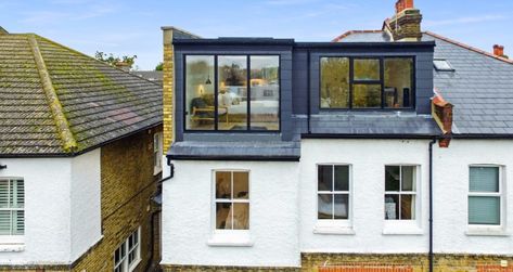 Loft Conversion in Hither Green | SE London Specialists Loft Conversion Hip To Gable, Diy Loft Conversion, Loft Conversion Design, Dormer Loft Conversion, Diy Loft, Rooftop Terrace Design, Roof Extension, Attic Conversion, Loft Room