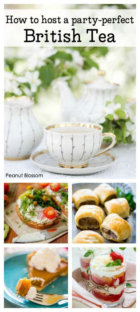 How to host a classic British tea. This is such an awesome Royal wedding viewing party idea! Get all the British themed party food recipes, party games for adults, and easy tips for keeping things light and fun! Perfect party idea for book clubs and royal family fans. #bookclub #partyideas #themeparty #royalwedding #britishmovies Diy English Tea Party, English Themed Party Food, English Tea Party Ideas, British Tea Party Food, Easy Tea Party Food, Bridgerton High Tea, Party Food Ideas For Adults Entertaining, Party Food Table Ideas, Party Food Ideas For Adults