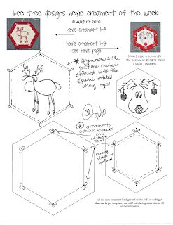 Stitch, Stitch, Stitch: FREE patterns Broach Ideas, Rhonda Dort, Primitive Ornaments, Redwork Patterns, Hexagon Patchwork, English Paper Piecing Quilts, Christmas Embroidery Patterns, Christmas Applique, Redwork Embroidery