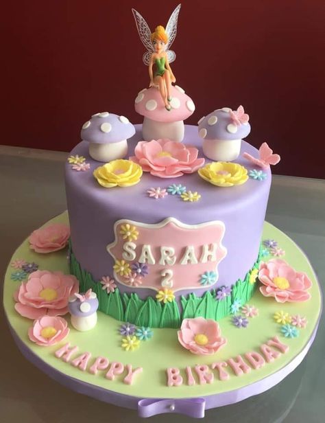 Fairy Birthday Ideas, Tinkerbell Birthday Cakes, Tinker Bell Birthday, Princess Theme Cake, Tinkerbell Party Theme, Tinkerbell Birthday Party, Fairy Birthday Cake, Tinkerbell Cake, Tinkerbell Birthday