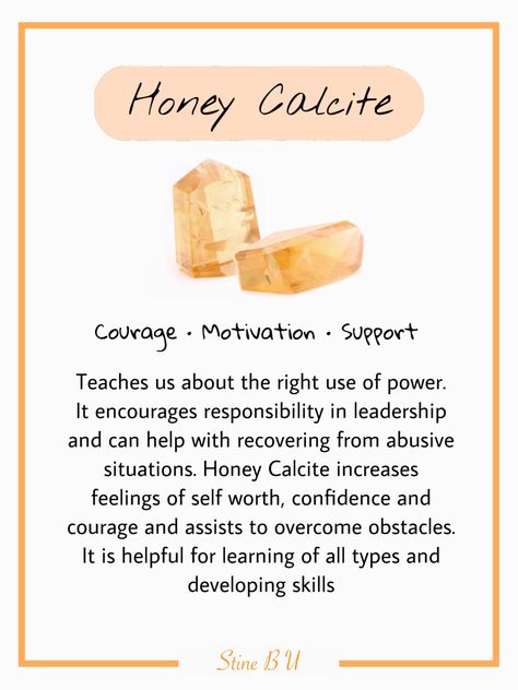 Honey Calcite Crystal Meaning, Honey Calcite Meaning, Jade Properties, Christian Witch, Crystals Meanings, Healing Rocks, Yellow Crystals, Pagan Spirituality, Indigo Children