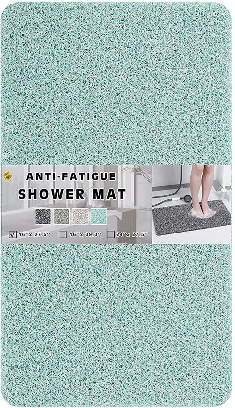 Bathroom Shower Mat, Non Slip Shower Mat, Bathtub Mats, Bathtub Mat, What To Use, Large Shower, Shower Mat, Bathtub Shower, Floor Patterns