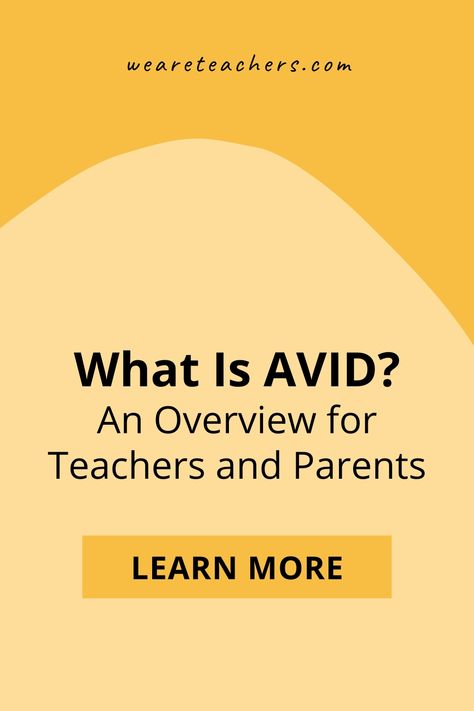 Wondering "What is AVID?" or "What is an AVID class?" Find out more about this college-readiness program and the students it targets here. Avid Program, Teacher Career, First Year Teaching, Executive Functioning Skills, Professional Development For Teachers, College Readiness, We Are Teachers, Classroom Management Tips, Teaching Career