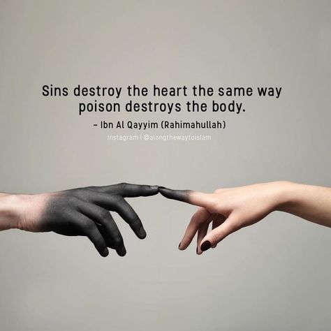 Sins destroy the body and heart | Islamic Qoutes HD Images English Imam Ali Quotes, Ayat Quran, Hadith Quotes, Beautiful Quotes About Allah, Ali Quotes, Islamic Quotes Quran, Islamic Inspirational Quotes, Quran Quotes Inspirational, Muslim Quotes