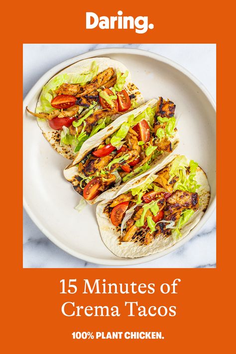 Daring Vegan Chicken Recipes, Daring Chicken Recipes, Daring Chicken, Vegan Chicken Recipes, Chicken Substitute, Tacos Vegan, 2023 Food, Keto Sauces, Meat Lover