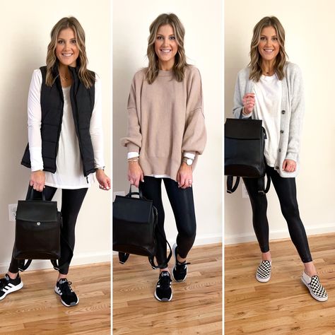 OFFLINE Thumbs Up Oversized T-Shirt curated on LTK Outfit With Black Leggings, Oversized Button Up Shirt Outfit, Button Up Shirt Outfit, Oversized Button Up Shirt, Black Leggings Outfit, Moto Leggings, Faux Leather Leggings, Oversized T Shirt, Leather Leggings