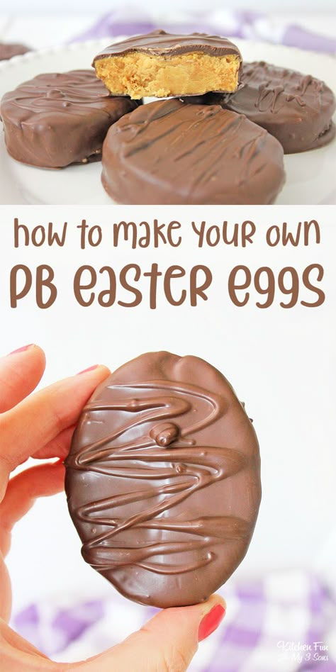 Reese Eggs, Reese Peanut Butter Eggs, Dinner Eggs, Egg Shaped Cookies, Peanut Butter Easter Eggs, Peanut Butter Eggs, Easter Snacks, Easter Desserts Recipes, Chocolate And Peanut Butter