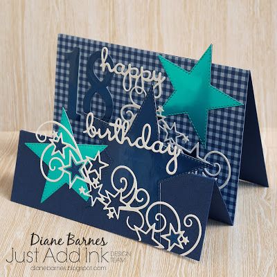 Tarjetas Pop Up, 18th Birthday Cards, Birthday Projects, Birthday Star, Star Cards, Step Cards, Easel Cards, Fancy Fold Cards, Fancy Folds