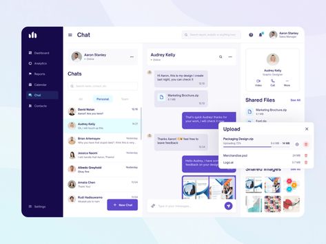 CRM Platform Chat by Fireart Studio on Dribbble Analytics Design, Dashboard App, Studio Marketing, Analytics Dashboard, Marketing Brochure, Ecommerce Web Design, Portfolio Website Design, Ecommerce Web, Dashboard Template