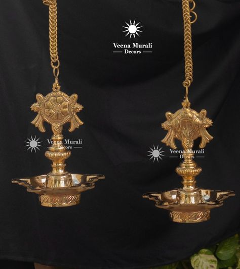 Shankh Chakra double Side Hanging Shiva Linga, Buddha Face, Tall Lamps, Pooja Room, Pooja Rooms, Wall Brackets, Shopping Store, Online Shopping Stores, Hanging Lamp