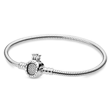 Cubic Zirconia Bracelet, Snake Chain Bracelets, Sterling Silver Charm Bracelet, Silver Charm Bracelet, Pandora Bracelets, Bracelet For Women, Pandora Jewelry, Sterling Silver Charm, Snake Chain