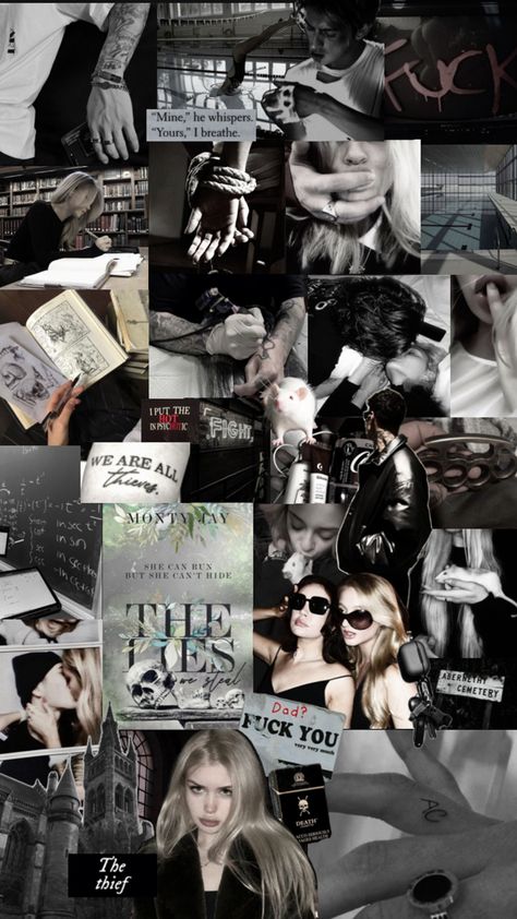 The lies we steal, Hollow Boys #1 | Briar Lowell and Alistair Caldwell 🩶 #book #aesthetic #collage #dark #romance Book Aesthetic Collage, The Lies We Steal, Thug Life Wallpaper, Monty Jay, Reading Boards, Short Books, Dark Romance Books, Top Books To Read, Book Posters