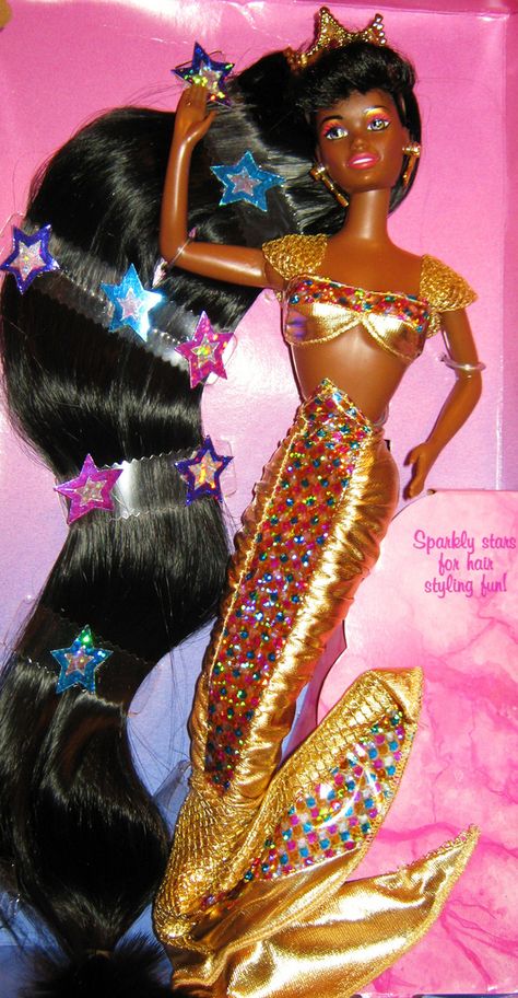 Image result for jewel hair mermaid barbie 90s Barbie Dolls, Barbie Long Hair, 90s Barbies, Barbie Fits, Jewel Hair, 90s Barbie, Barbie 80s, Mermaid Barbie, Barbie 90s