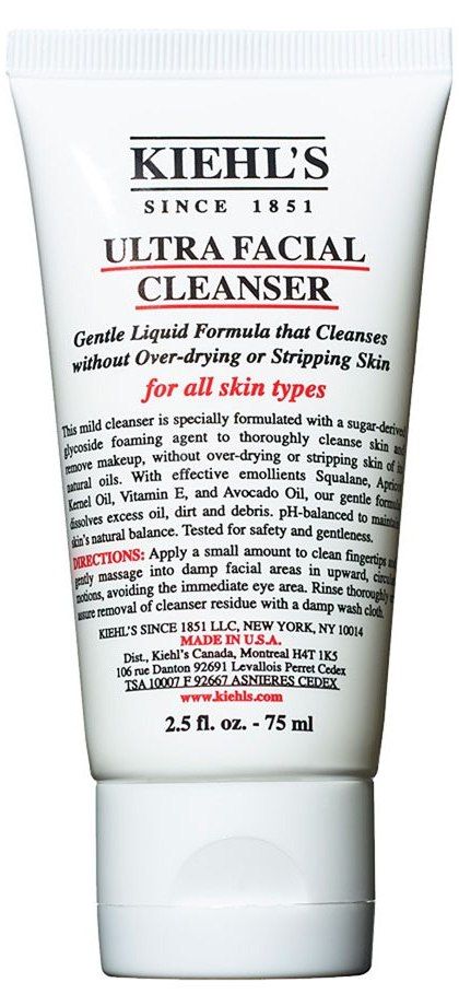 Kiehl's Diy Facial Cleanser, Gentle Face Wash, Cleanser For Oily Skin, Squalane Oil, Mild Cleanser, Travel Size Beauty Products, Homemade Face, Skin Cleanser Products, Soften Skin