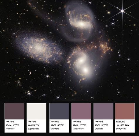 Pantone Swatch, Pantone Matching System, Pantone Swatches, Galaxy Colors, James Webb, James Webb Space Telescope, Color Games, Adobe Creative Cloud, Adobe Creative