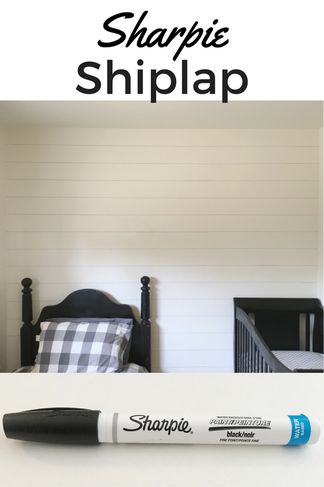 Marker Shiplap Wall, How To Paint A Wall To Look Like Shiplap, Faux Shiplap Wall With Paint, Sharpie Shiplap Wall, Fake Shiplap, Sharpie Shiplap, Shiplap Tutorial, Faux Shiplap Wall, Sharpie Wall