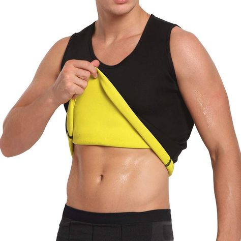 Cimkiz Hot Sweat Vest Neoprene Sauna Vest for Men Weight Loss Tummy Fat Burner Slimming Shapewear Hot Thermo Body Shaper Sweat Tank Top Black No Zip … ** See the photo link even more details. (This is an affiliate link).  #Clothing #MensClothing Tummy Fat Burner, Sweat Vest, Slim Shapewear, Vest For Men, House Cleaning Checklist, Athletic Clothing, Workout Fashion, Model Style, Cleaning Checklist