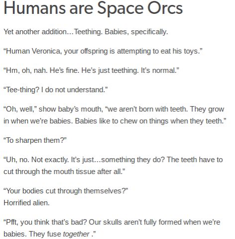 Humans Are Weird / Space Australia Teething Humans Are Adorable, Single Meals, Humans Are Space Orcs, Humans Are Weird, Alien Human, Alien Stuff, Space Orcs, Bubble Bee, Space Australia