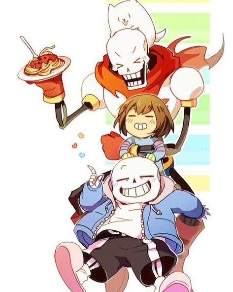 Frisk Sans And Papyrus, Silly Skeleton, Sans E Frisk, Sans Papyrus, Sans And Papyrus, A Hat In Time, Undertale Sans, Comic Pictures, Toby Fox