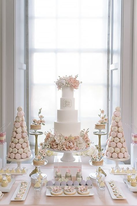 dessert table ideas for weddings, what to put on a dessert table, dessert table decor supplies, wedding dessert bar ideas, wedding dessert table, wedding dessert bar, wedding dessert table ideas, wedding desserts and treats #weddingplanning #brides #weddingsonpoint Dessert Station Wedding, Elegant Dessert Table, Simple Wedding Cakes, Dessert Table Ideas, Dessert Bar Wedding, Dessert Station, Dessert Table Decor, Wedding Dessert Table, Simple Wedding Cake