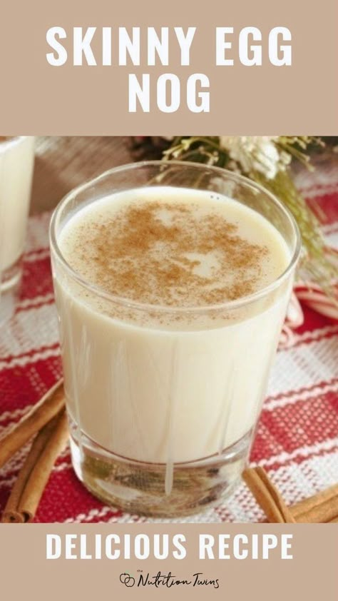 The holidays mean Egg Nog! Now we know you are probably thinking that egg nog is so fattening and full of calories! But never fear– we’ve got a healthy, lightened up egg nog recipe to share! Indulge in this delish and easy egg nog recipe today! Easy Egg Nog, Healthy Eggnog Recipe, Almond Milk Egg Nog, Egg Nog Recipe, Healthy Alcoholic Drinks, Eggnog Drinks, Eggnog Recipe Homemade, Homemade Eggnog, Healthy Eating Diets