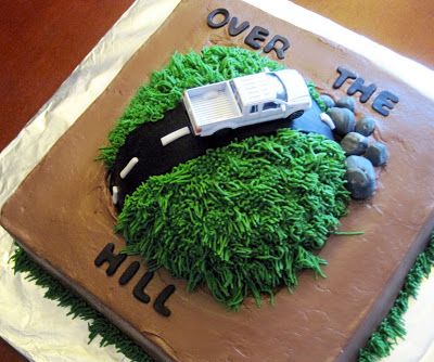 Over The Hill Cake, Birthday Cake Funny, Over The Hill Cakes, Over The Hill Party, Surprise Birthday Cake, Over The Hill Birthday, Cake Funny, Funny Cakes, New Birthday Cake