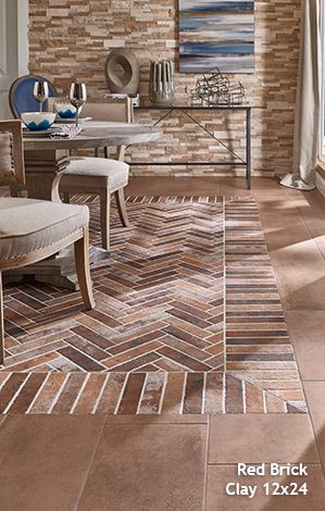 Brick Look Tile, Reclaimed Brick, Tile Trends, Brick Pavers, Porcelain Mosaic Tile, Brick Flooring, Keeping Room, Brick Tiles, Urban Loft