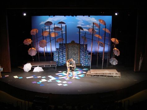 Eurydice (Cuyahoga Community College), By: Sarah Ruhl, Scenic Design: Todd Krispinsky Destination Imagination, Theatre Inspiration, Stage Set Design, Set Design Theatre, Theatre Design, Theatre Set, Scene Design, Scenic Design, Stage Set