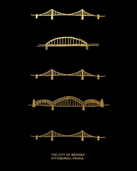 Pennsylvania Tattoo Ideas, Pennsylvania Tattoo, Bridge Tattoo Simple, Bridge Tattoo Ideas, Pittsburgh Tattoo Ideas, Pittsburgh Skyline Tattoo, Pittsburgh City Skyline Tattoo, Fine Line Bridge Tattoo, Pittsburgh Bridge Tattoo