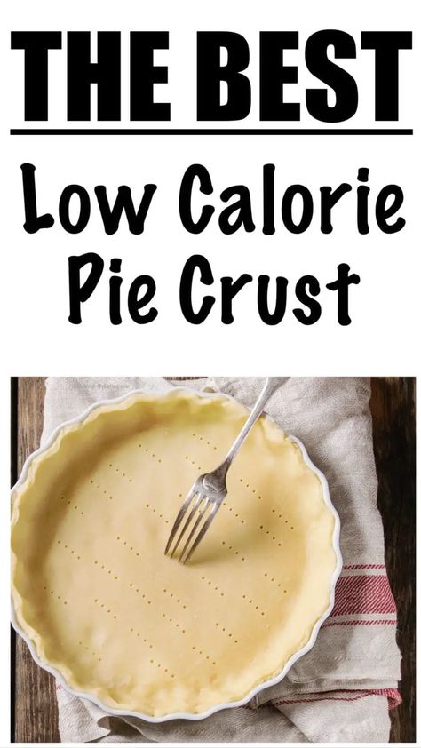 Low Calorie Pie, Healthy Pie Crust Recipe, Weight Watchers Pie, Healthy Pie Crust, Healthy Pie, Sugar Pie Crust, Low Carb Pie Crust, Healthy Pie Recipes, Healthy Pies