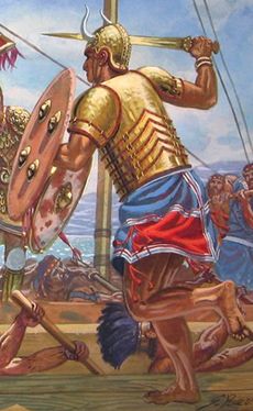 The Greek Age of Bronze - Sea Peoples Battle Of Marathon, Greco Persian Wars, Sea Peoples, Greek Soldier, Warriors Illustration, Historical Warriors, Greek Warrior, Ancient Warfare, Greek History