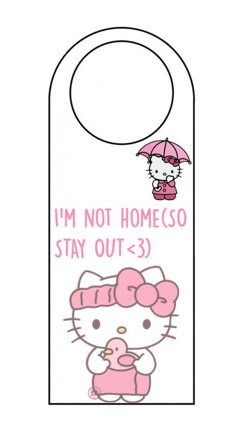 Hello Kitty Door Hanger, Kitty Door, Hello Kitty Colouring, Hello Kitty Room, Hello Kitty Room Decor, Diy Hello Kitty, Kitty Crafts, Kitty Room, Hello Kitty Colouring Pages