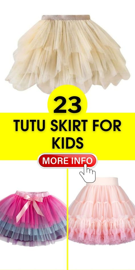 Discover how to make a charming tutu skirt for kids. This tulle skirt paired with a comfortable top creates an adorable outfit. Ideal for ballet classes or just dressing up. Simple DIY steps for a stylish result. Diy Tutu Skirt Kids, How To Make A Tutu, Diy Tutu Skirt Women, Ballet Skirt Outfit, Tulle Skirt Diy, Tulle Skirt Pattern, How To Make A Tulle Skirt, Skirts Diy, Festive Outfit Ideas