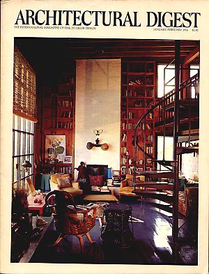 Architectual Digest, Architectural Digest Magazine, Arch Digest, Rustic Living Room Furniture, Old Magazines, Architectural Digest, Cool Posters, Autumn Home, Magazine Cover