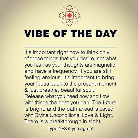 67 Likes, 6 Comments - ⭐LAW⭐OF⭐ATTRACTION⭐ (@true__dreams) on Instagram: “Type yes ❤️ if you agree. 🙏���🏿💫 . . . . ___________________ #Godhelpme #justbelieve #stayfaithful…” Vibe Of The Day Today, Vibe Of The Day, New Day Quotes, Today Is A New Day, Law Of Attraction Affirmations, Sassy Quotes, Yoga Quotes, Just Breathe, New Energy